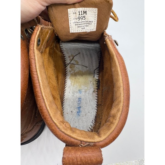 Justin Mens 11M Copper Grizzly Chukka Ankle Western Moc Toe ankle Boots 995 - Picture 4 of 10